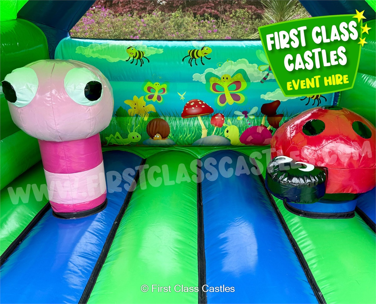 First Class Castles Bugs Life Theme Bouncy Castle for hire in Ireland
