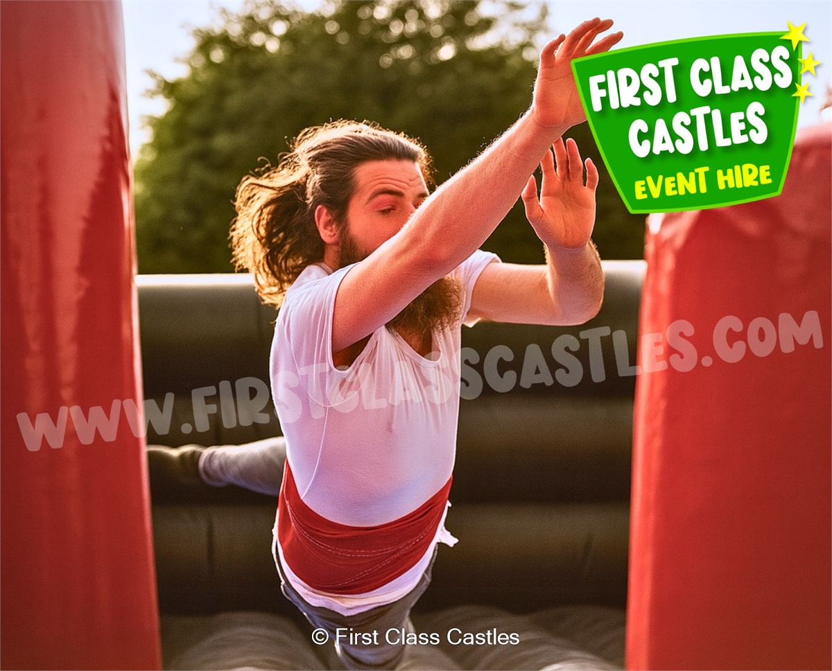 First Class Castles - Equalizer Bungee Run Inflatable Game Hire