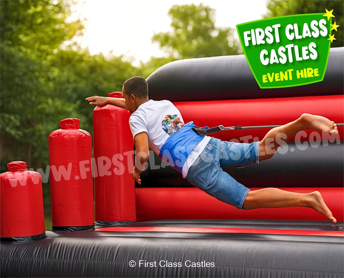 First Class Castles - Equalizer Bungee Run Inflatable Game Hire