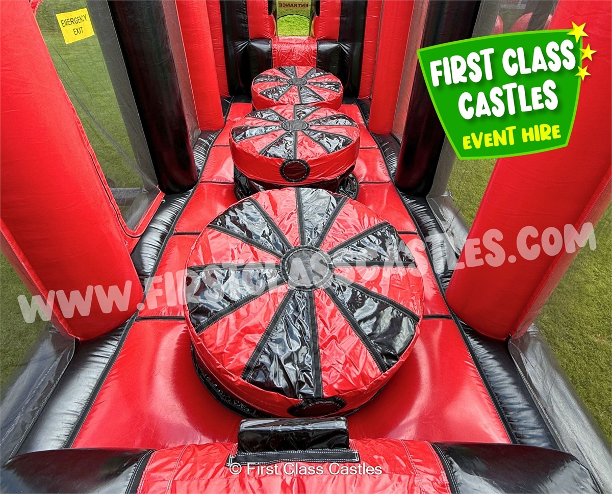 First Class Castles - Floor is Lava Inflatable Wipeout Team Game Hire