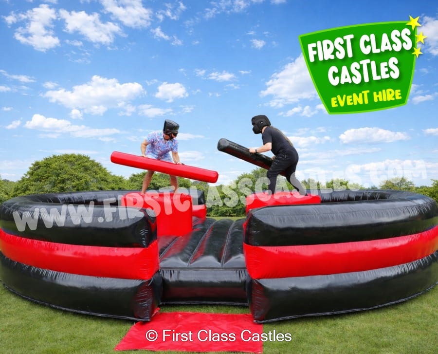 First Class Castles - Gladiator Duel / Wrestling Inflatable Bouncy Game ...