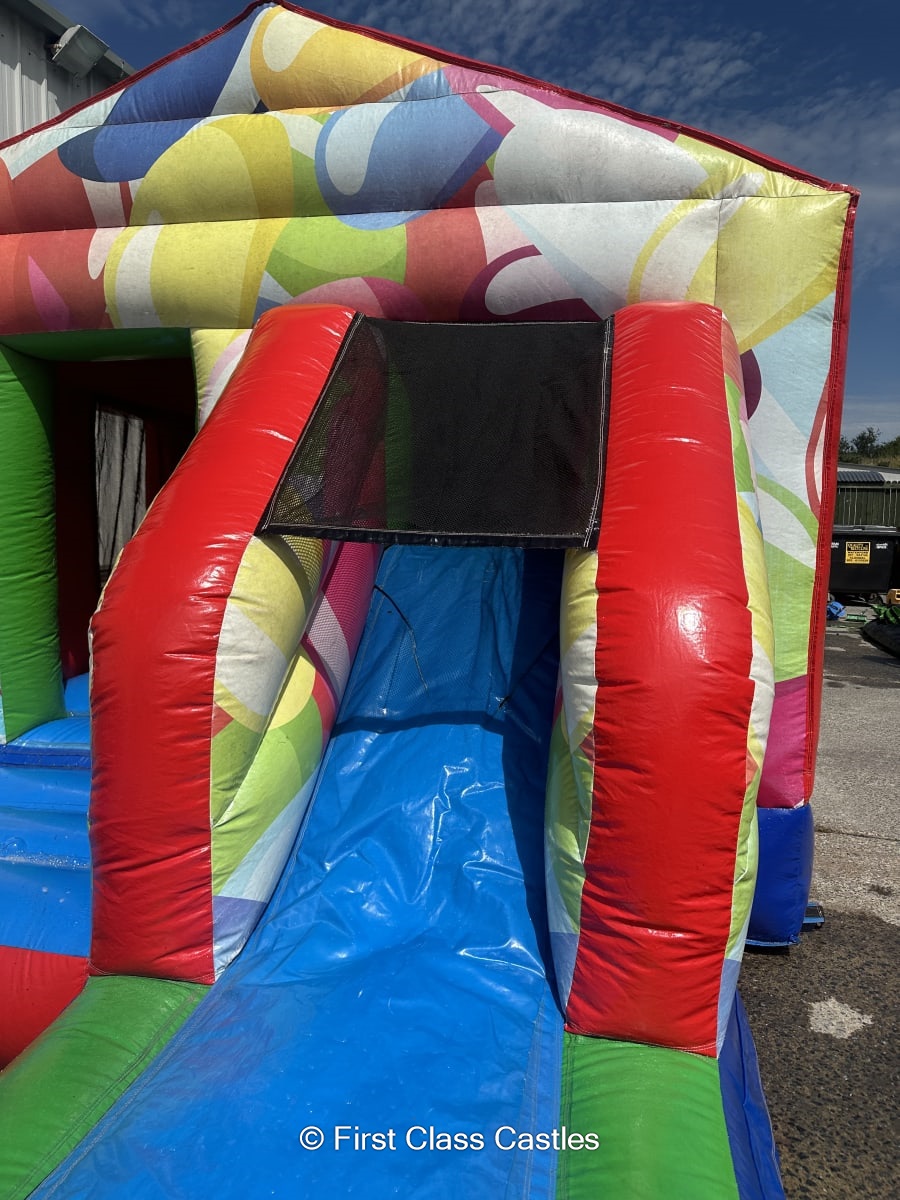 Ex-hire Inflatable Bouncy Castle & Slide for Sale | Used Inflatable