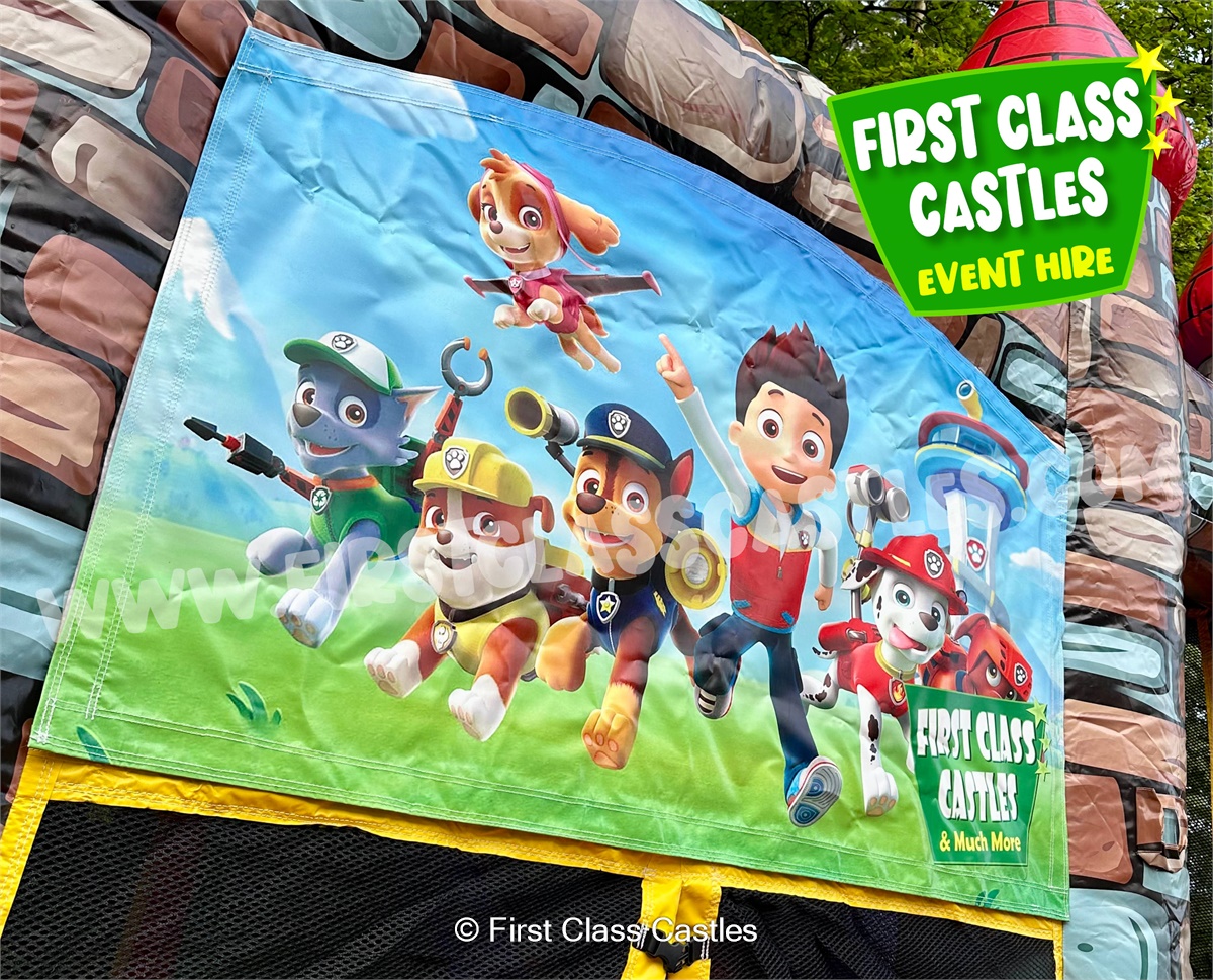 First Class Castles - Bouncy Fun 3in1 Inflatable Bouncy Castle