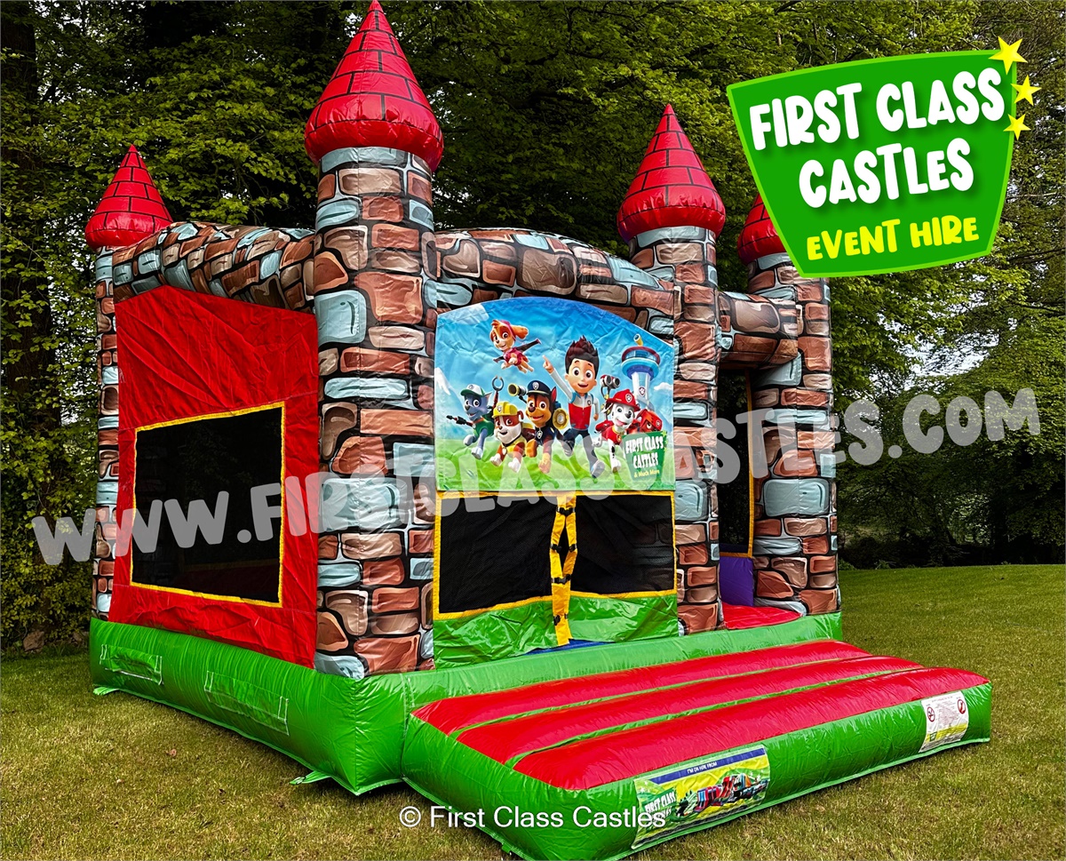 First Class Castles - Bouncy Fun 3in1 Inflatable Bouncy Castle