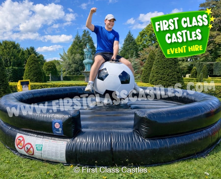 First Class Castles - Rodeo Football Ball Mechanical Ride for Hire