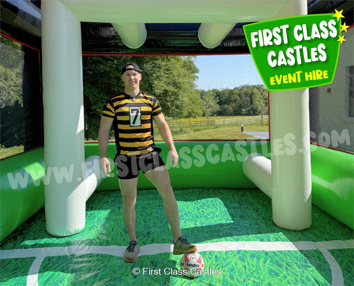 EventBase - Large Penalty Shootout Inflatable Game for Hire.