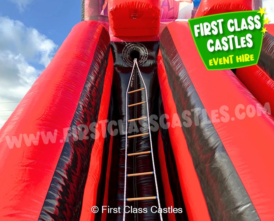 First Class Castles - Unclimbable Wobbly Ladder Inflatable Game Hire