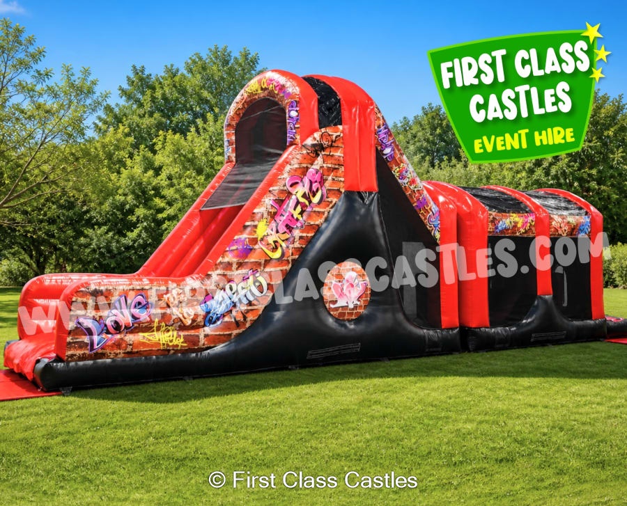 First Class Castles - Obstacle Course Bouncy Castle Hire Ireland